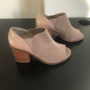 Aldo open toe ankle boots